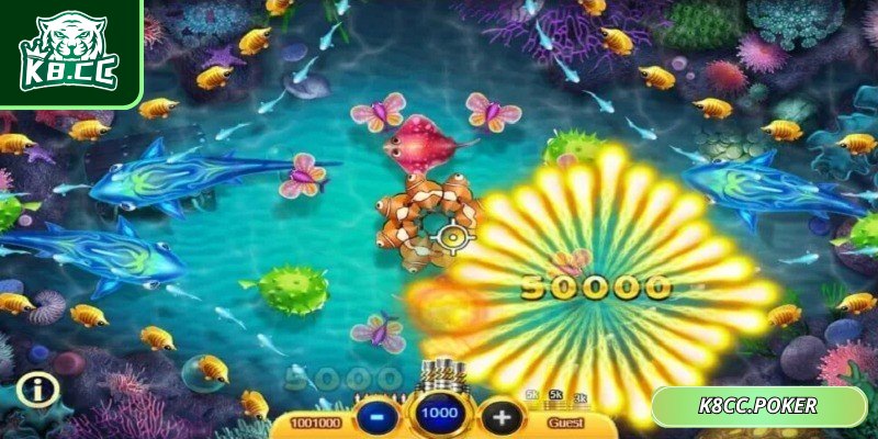 Bắn Cá Tài Lộc - Trải Nghiệm Hấp Dẫn, Thưởng Lớn Liền Tay 2 Ngư thủ dễ dàng đắm chìm trong thế giới biển rộng lớn