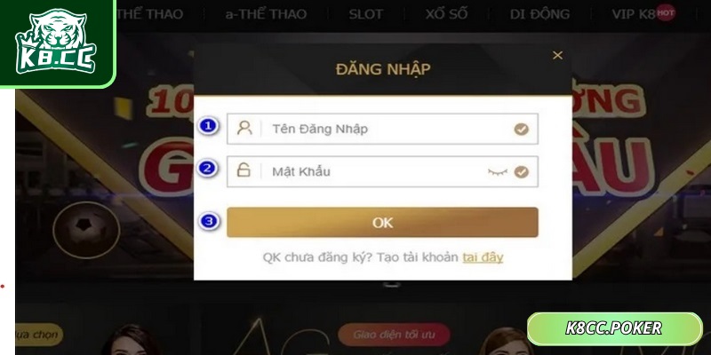 Đăng Nhập K8CC - Hướng Dẫn Chi Tiết, Tiện Lợi Chỉ 1 Phút 2 Đăng nhập K8CC qua ứng dụng tiện lợi và siêu tốc